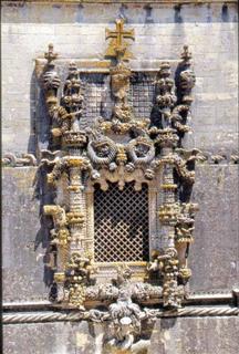 Tomar. Convento de Cristo. Janela da Sala do Capítulo, uma obra prima da arte manuelina. Clique para ampliar.